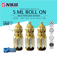 [ 1 PCS ] EMPTY 5ML ARABIC ROLL ON PERFUME OIL BOTTLE ( ARC-001 )