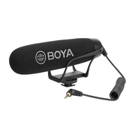 Boya by-bm2021 super cadioid microphone ไมโครโฟนติดกล้อง สมาร์ทโฟน คอมพิวเตอร์ ไมค์อัดเสียง 2.Boya BY-MM1 One