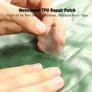 TPU Waterproof Repair Patch for Tent Tarp Flysheet Air Bed Pool 7.5 x 7.5cm Piece / 375 x 7.5cm Roll