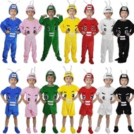 Children Holiday Stage Bacteria Virus Pest Microbial Modeling Performance Costumes Children's Dance 