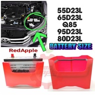 DIN55 DIN55L DIN55R Q85 Q95 55D23L 75D23L 115D23L CAR BATTERY PROTECTION COVER / BATTERY COVER
