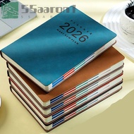 AARON1 A5 Daily Planner Notebook, 365 Days Bookmark Wear-resistant 2026 Schedule Planner, Task Prior