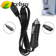 REBUY Mini Fridge Lead Plug Wire, DC 12V 2m Car Refrigerator Lead Cable, Cool Box Replacement Wire P