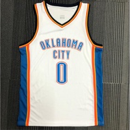 [Hot pressed]Oklahoma City Thunder Basketball Jersey With LOGO Williams Westbrook Holmgren Alexander