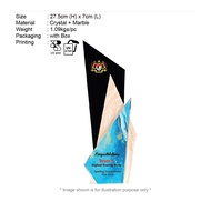 Crystal Award Custom | Premium Crystal Trophy | Plaque Korporat