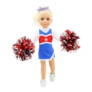 Emily Rose 14 Inch Doll Clothes Clothing Accessories 6-PC USA Modern 14.5" Doll Cheer Cheerleader Gi
