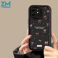 YIAMIA A10 Samsung Galaxy เคสสำหรับคลุม A03 A05 M02 M01S โบว์สีชมพู M10 A02 M02S M05 A03หลัก A10S A0