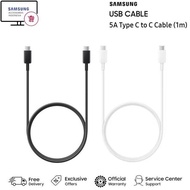 - Samsung USB Cable 5A Type C to C Cable (1m)