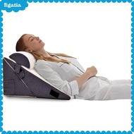 {fgjh} figatia Bed Wedge Pillow Memory Foam Pillow Back Support Comfortable Cushion Elevated Pillow 