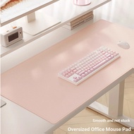 8C3H Mouse Pad Girls High-value Office Solid Color Oversized Desktop Computer Keyboard Desk Pad Larg