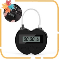 Smart Time Lock LCD Display Time Lock Multifunction Travel Electronic Timer, Waterproof USB Recharge