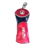 Premium Crystal Golf HONMA Wood 3 / Wood 5 / Wood 7 Putter Cover (Red) - Honma Beres Headcover