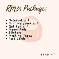 Full Set Journal Starter Kit Washi Tape Sticker / Random Gift Box Set / Journal Kit Set / 手帐随心配