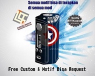 Garskin Vapor Finder Dna 250w motif C.A - motif bisa request