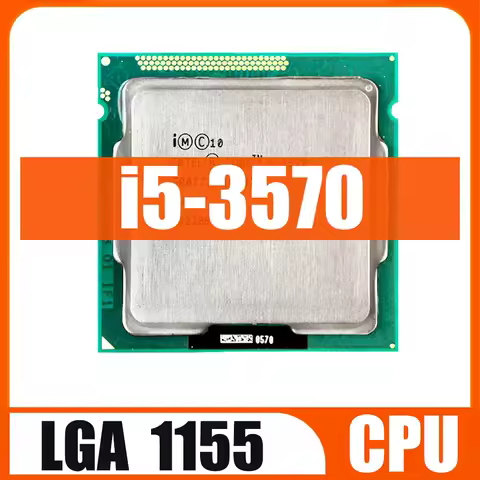 Used Original Xeon CPU i5 3570 Processor Quad Core 3.4Ghz L3=6M 77W Socket LGA 1155 I5-3570 Desktop 