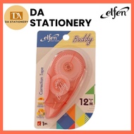 ELFEN BUDDY CORRECTION TAPE 5MM X 12M (RANDOM COLOR)