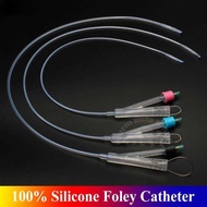 10Pcs Medical 2-Way Silicone Foley Catheter Cannula 6Fr 8Fr 10Fr Canine Dog Urinary Veterinary Mater