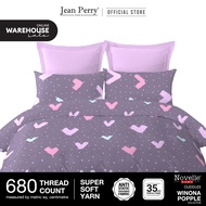 Novelle Winona Popple Fitted Bedsheet Set - Super Soft Yarn 680TC (QUEEN/ KING)
