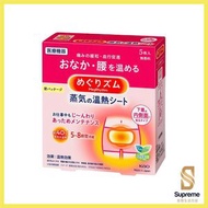 KAO 花王 - MegRhythm 蒸氣溫熱經痛紓緩貼 5片 4901301245496 [平行進口]