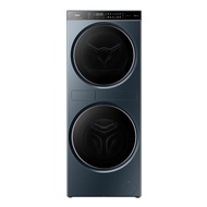 HAIER ตู้ซักผ้าและอบผ้า  HWD140-BD14LCGNU1 14/13 กก. 1400RPM HEAT PUMP อินเวอร์เตอร์ สีน้ำเงินอมเขีย