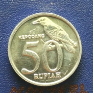uang lama 50 rupiah 1999 koin kuno Indonesia ASLI