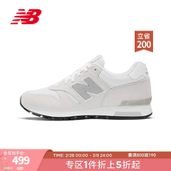 NEW BALANCE 官方休闲鞋男鞋女鞋轻便舒适透气百搭565系列情侣运动鞋 浅灰 ML565EW1 38 (脚长23.5cm)