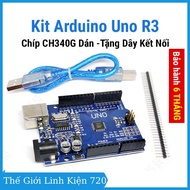 Kit Arduino Uno R3 chíp CH340G dán tặng dây kết nối BẢO HÀNH 6 THÁNG
