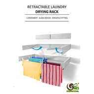 *READY STOCK* GMES Wall Mounted Foldable Laundry Drying Rack