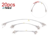 N&U 20Pcs/lot Steel Wire Leader With Swivel Fishing Accessory Leash 15CM 20CM 30CM
 COD