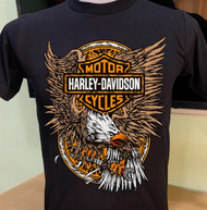 เสื้อฮาเลย์ (harley davidson) ผ้านิ่ม เสื้อยืดผ้าฝ้าย เสื้อผ้า เสื้อวินเทจ  S-5XL