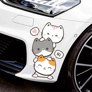 Cartoon Cartoon Cat Sticker Decorative Car Cute Sticker Motorcycle Waterproof Sticker
