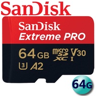 【公司貨】含稅 SanDisk 64G 128G Extreme PRO MicroSDXC TF U3 V30 A2