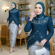 (FREE HIJAB) KIRANAOL - MODERN MANOHARA SEQUIN KEBAYA - KEBAYA CLOTHES - MALAYSIAN KEBAYA - MODERN G