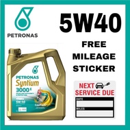 B186L224 Petronas Syntium 3000 E 5W40 SN/CF FullySynthetic Engine Oil(4L) For Proton Perodua Toyota 