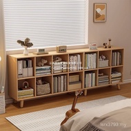 Black Walnut Family Bookcase Standing Area Cabinet Cabinet Bookshelf Solid Wood Reading Lattice Wall