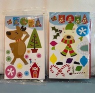 🎄{聖誕} 全新 可愛 卡通 聖誕 自製 聖誕卡 DIY 聖誕節 手工禮物 聖誕賀卡 材料包 親子活動 幼稚園 小學生 小朋友 假日活動 手作 勞作 美勞 視藝 聖誕鹿 聖誕熊 材料 聖誕假期活動 親
