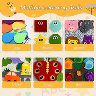 Airplane Theme Motor Skills Busy Board Sensory Toy for Educational Kids Birthday