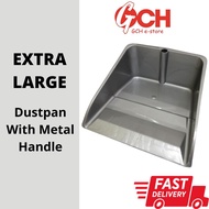 (Large) Rayaco Plastic Dustpan with Metal Handle / Home Dustpan / Penyodok Sampah Dengan Batang Besi