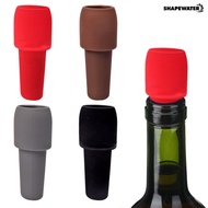 Shapjx 1/4Pcs Silicone Wine Stopper Leak-proof Reusable Red Wine Beer Champagne Bottle Sealer Saver