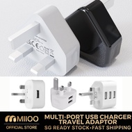 Portable Multi Port USB Adaptor Plug Charger 3 Pin 5V 3.1A USB Ports 1A/2A/3A British Standard Trave