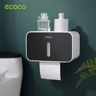 Ecoco ที่ใส่ทิชชู่ในห้องน้ำ ที่ใส่กระดาษทิชชู ออแกไนเซอร์ ติดผนัง ชั้นเก็บทิชชู่