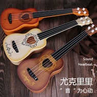 ❁♟Alat muzik selebriti internet Ukulele gitar kecil untuk pemula teka-teki pendidikan awal simulasi bermain dan menala h