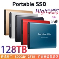 Mini 128T SSD Mobile Solid State Drive 8TB 4T 2T 1T Printable Hard Drive Upgrade