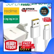 OPPO REALME SUPERVOOC SUPERDART TYPE-C USB 65W FAST-CHARGER WITH DATA CABLE FOR FIND X R17 PRO RENO 4 PRO