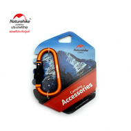 Naturehike Thailand คาราไบเนอร์ (ใช้สำหรับแขวนของเท่านั้น) D Shape Carabiner With Lock(8 cm.)