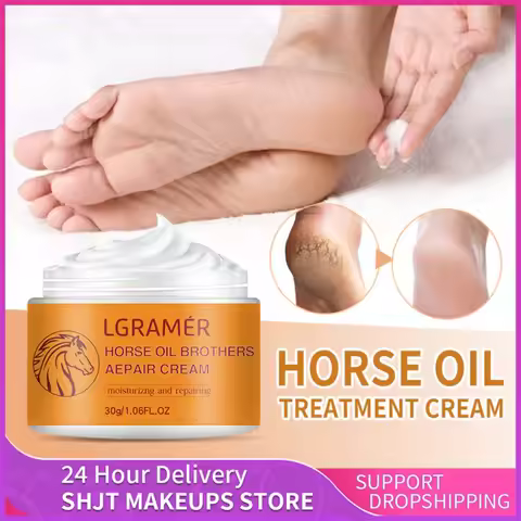 Horse Oil Foot Cream Hand Foot Care Cream Moisturizing Anti-Aging Body Skin Moisturizing Removal Han