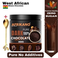 (AFRIKANO) 300g 100% Pure Dark Cacoa Chocolate Powder Keto Friendly Health Cocoa Powder