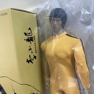High-Quality Version 30cm 40cm Kung Fu Star Bruce Lee Yellow Jumpsuit Sneakers Suit Model Figure