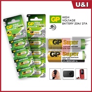 [Fast Delivery] Genuine GP High Voltage Super Alkaline Battery 27A / A27 / 23A / A23 12V 5pcs / Batt