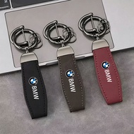 2026 New BMW Leather Keychain Alloy Keychain Car Accessories High End Exquisite for 1 2 3 4 5 6 7 Se